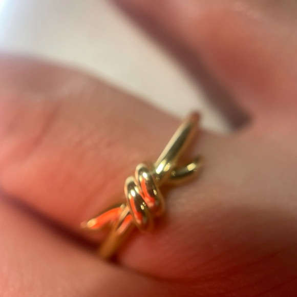 Authentic Tiffany & Co Knot yellow gold ring 18k gold - Picture 2 of 3